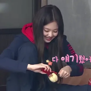 ❤️ emoji Jennie kim @seomoki Telegram sticker 6 of 25