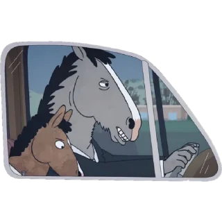 🚗 emoji BoJack Horseman Telegram sticker 7 of 42