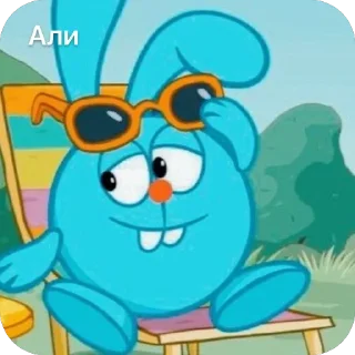 👍 emoji Смешарики Али Telegram sticker 5 of 56