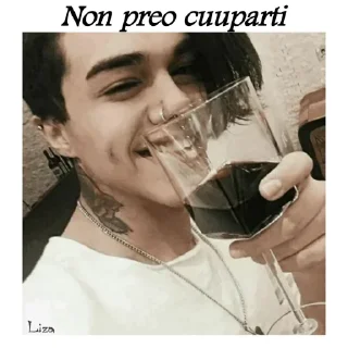 🤓 emoji italian language Telegram sticker 5 of 52