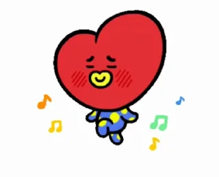 🎶 emoji BT21 Telegram sticker 24 of 50