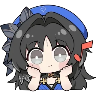 😌 emoji Wuwa Telegram sticker 20 of 57