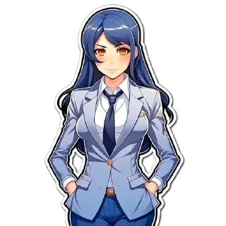 👩‍✈️ emoji Лучший бот ➡️ @good_biznesbot Telegram sticker 16 of 54