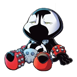 ☹️ emoji Spawn Telegram sticker 10 of 11