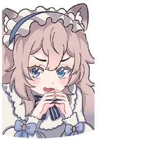 😅 emoji Мяути без текста @stickers_vk Telegram sticker 15 of 49