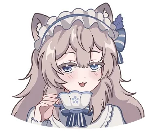 👍 emoji Мяути без текста @stickers_vk Telegram sticker 17 of 49
