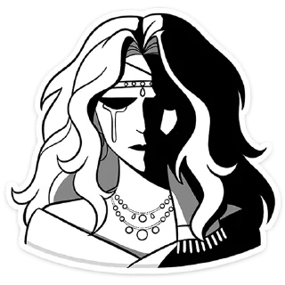 😧 emoji Сабина без текста @stickers_vk Telegram sticker 10 of 49