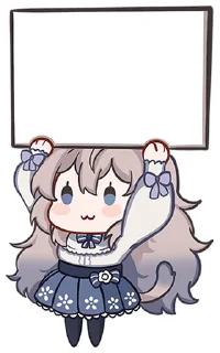 👍 emoji Мяути без текста @stickers_vk Telegram sticker 23 of 49