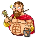 😳 emoji This is Sparta! Telegram sticker 6 of 40