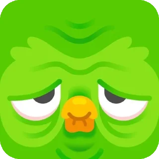 😭 emoji дуолинго как смысл жизни Telegram sticker 16 of 39