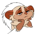 😕 emoji Cinnamon Telegram sticker 9 of 61