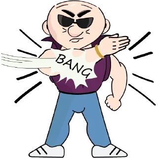 👊 emoji Володя: @Pea4_stickerbot Telegram sticker 15 of 22