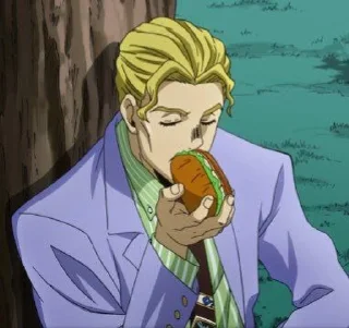 🥪 emoji Watashi no na wa Kira Yoshikage Telegram sticker 6 of 13