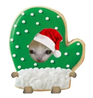 🍪 emoji коты и новый год🎄 Telegram sticker 22 of 30