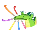 🎉 emoji ؜؜؜ Telegram sticker 6 of 10