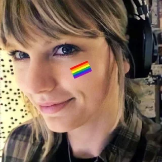 🏳️‍🌈 emoji Taylor core || @goodnight_ngo Telegram sticker 20 of 117
