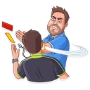 😡 emoji Football Fan Telegram sticker 19 of 30