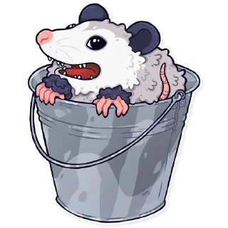 🪣 emoji awesomepossum (@kotypic) Telegram sticker 15 of 30