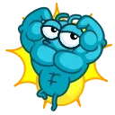 💪 emoji Lightning Bud Telegram sticker 21 of 30
