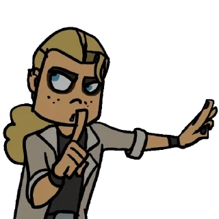 🤫 emoji Metal Family Telegram sticker 7 of 45