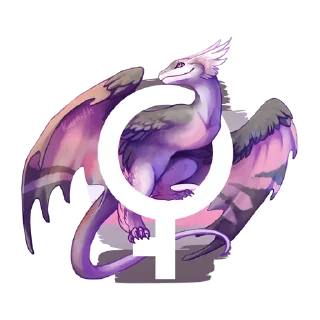 🏳️‍🌈 emoji Pride dragons Telegram sticker 19 of 23