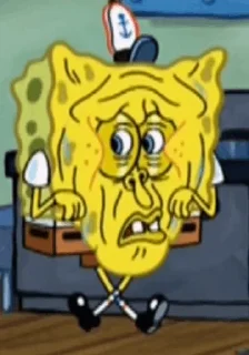 😒 emoji spongebob Telegram sticker 23 of 105