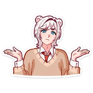 🤷‍♂️ emoji БОЛЬШЕ СТИКЕРОВ В 
ТГ: @FreeSticc Telegram sticker 4 of 48