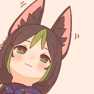 ☺️ emoji * :ﾟ･✧Тигнари✧･ﾟ:* Telegram sticker 8 of 30