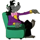 👇 emoji WOLF by @sinnerinside Telegram sticker 7 of 16