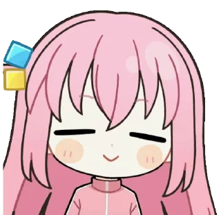 😭 emoji Bocchi the rock! like @muzimi2 Telegram sticker 19 of 51