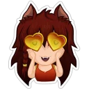 😍 emoji Everlasting Summer Telegram sticker 17 of 44