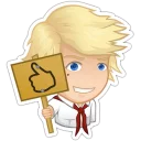 👍 emoji Everlasting Summer Telegram sticker 21 of 26