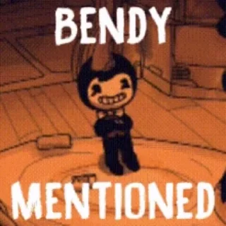 🌟 emoji Bendy and the ink machine Telegram sticker 9 of 20