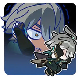 😫 emoji Al Haitham Genshin🍀 Telegram sticker 16 of 16