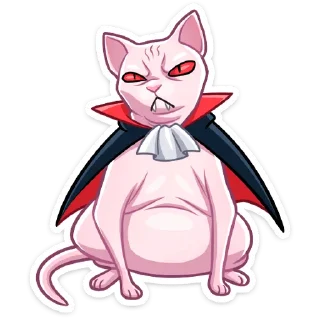 😐 emoji Вампир Рамзес (@TgSticker) Telegram sticker 2 of 48