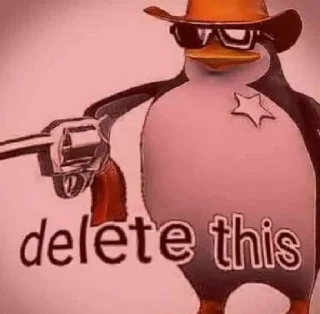 Sticker from mean replies
