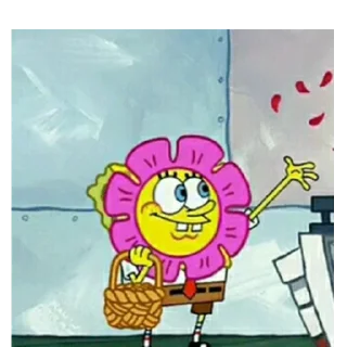 Sticker from spongebob