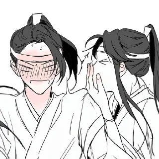 🍃 emoji Lan JingYi / Lan Sizhui Telegram sticker 10 of 65