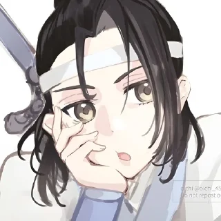 🍂 emoji Lan JingYi / Lan Sizhui Telegram sticker 12 of 65