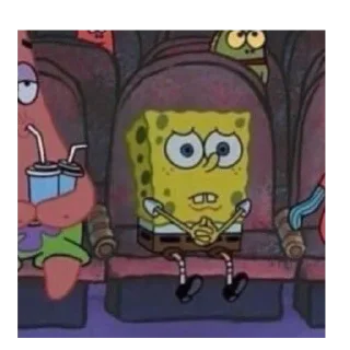 Sticker from spongebob
