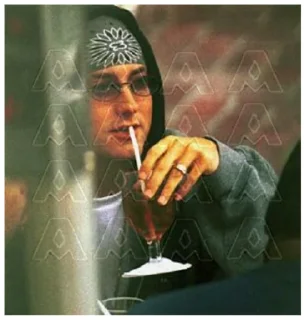 🍷 emoji Eminem Telegram sticker 5 of 120