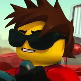 😎 emoji @FULLSITION <- БОЛЬШЕ LEGO NINJAGO ЛЕГО НИНДЗЯГО Telegram sticker 5 of 82