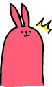 😀 emoji Pink Rabbit @stickersb2b Telegram sticker 19 of 109