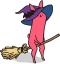 😊 emoji Pink Rabbit @stickersb2b Telegram sticker 12 of 109