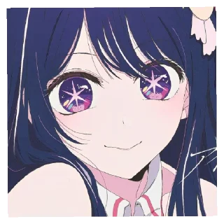 😄 emoji ⁠⁠♡Hoshino Ai ~♪`° Telegram sticker 18 of 26