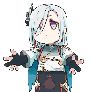 👐 emoji @genshinfirst • genshin stickers Telegram sticker 7 of 120