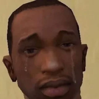 😢 emoji Негроид Telegram sticker 8 of 56