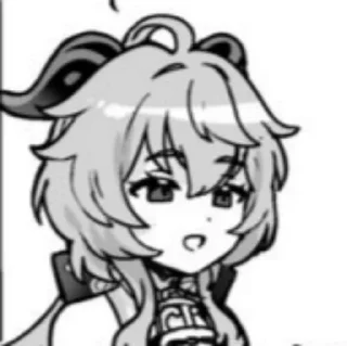 😬 emoji Genshin manga stickers Telegram sticker 2 of 120