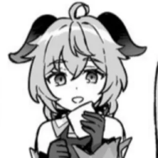😃 emoji Genshin manga stickers Telegram sticker 22 of 120
