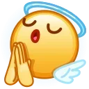 😇 emoji Kawaii Emoji 1 @xkysluv Telegram sticker 10 of 120